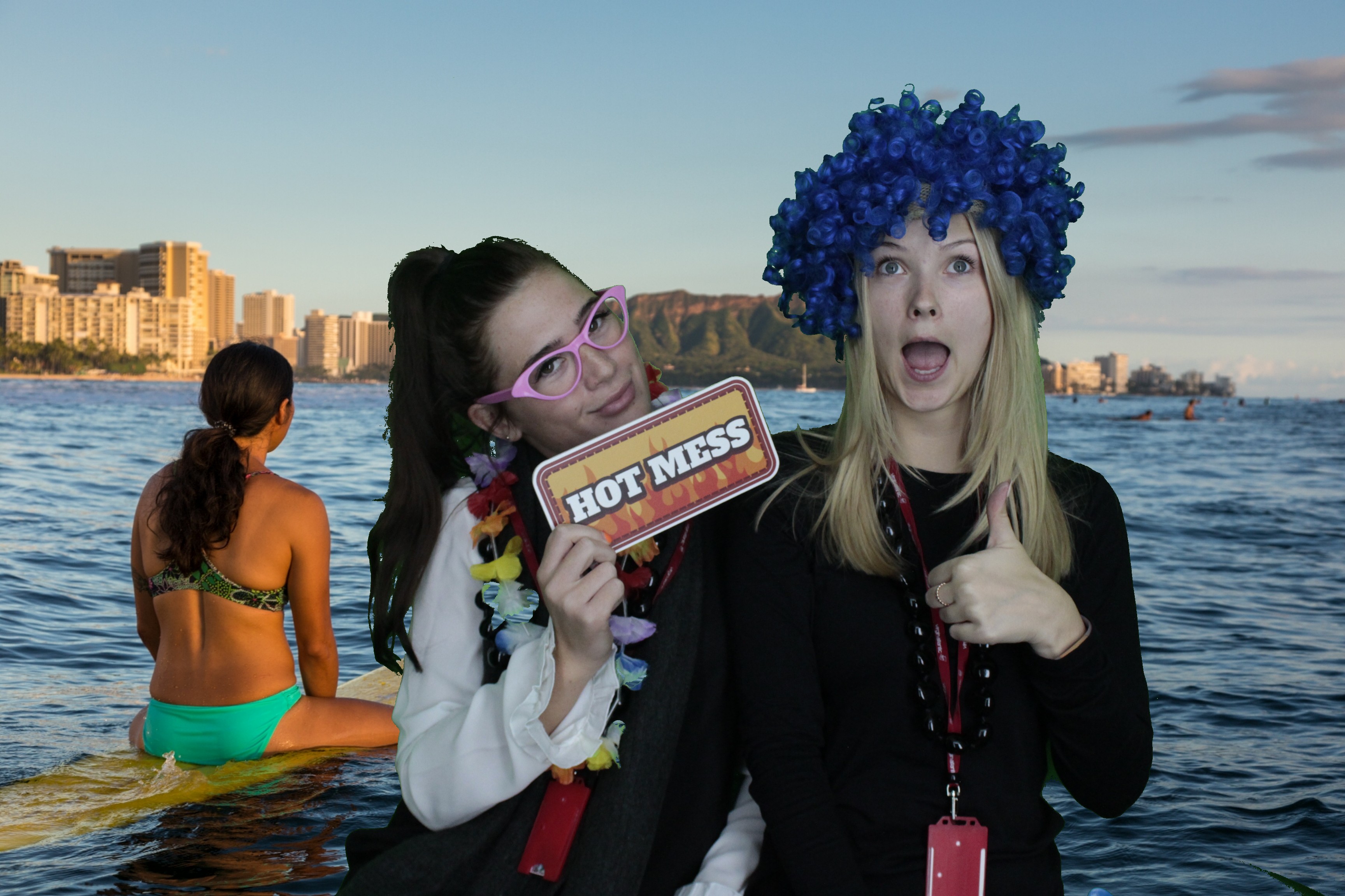 Hawaii Theme Virgin Holidays | View more photos from the event at gallery.myphotoboothexperience.co.uk/u/MyPhotoBoothExperienceLtd/Hawaii-Theme-Virgin-Holidays